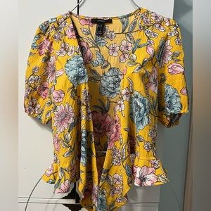 Forever 21 Tie in front Blouse